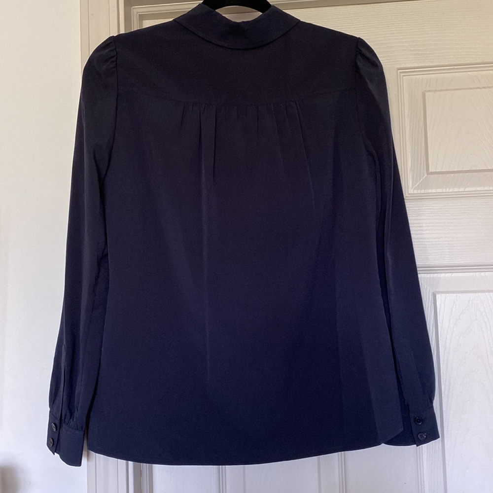 Tory Burch size 2 long sleeve blouse - Picture 6 of 6